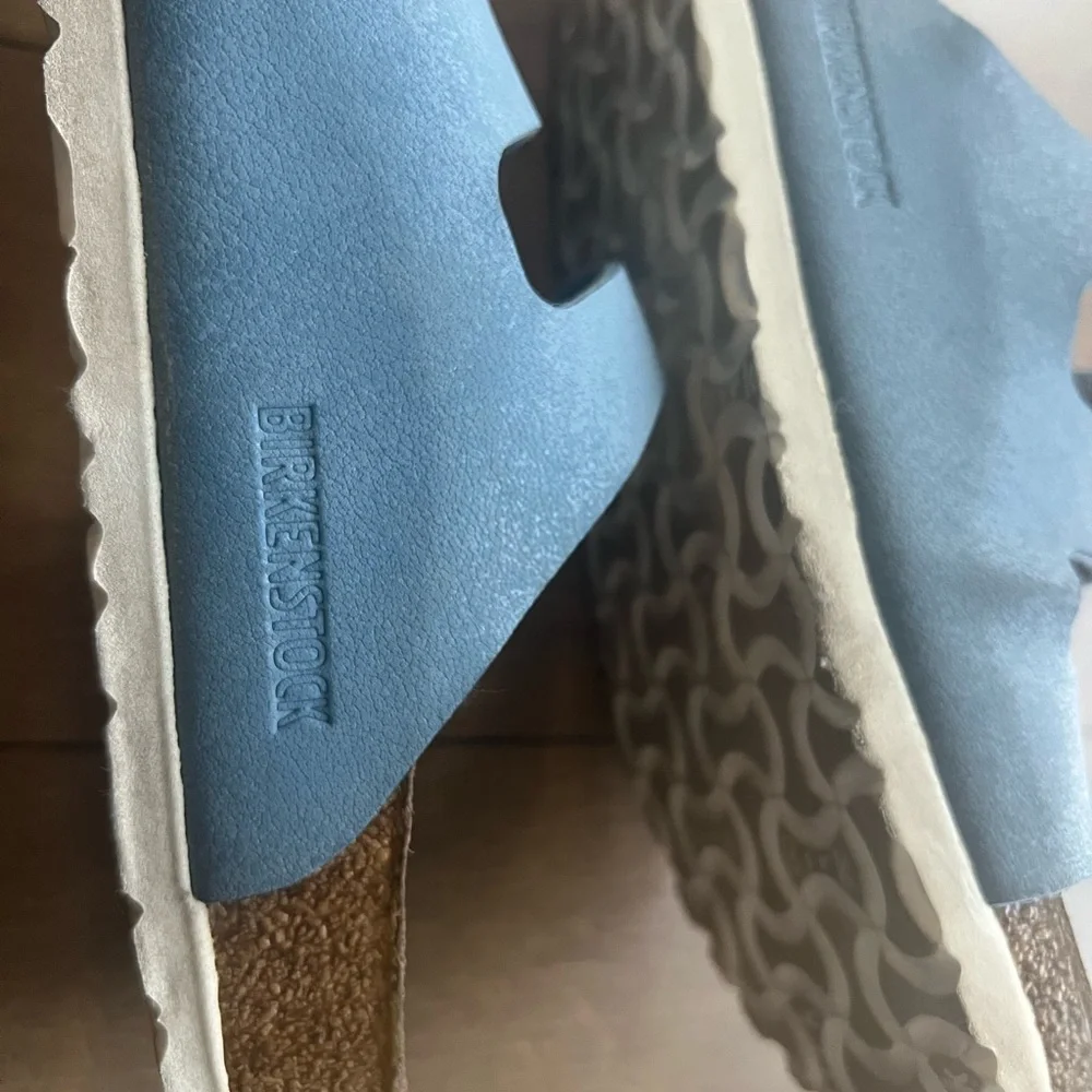 Birkenstock Women's Florida VEGAN Sandals Brushed Dove Blue EU 38 US 7-7.5 - Picture 10 of 10